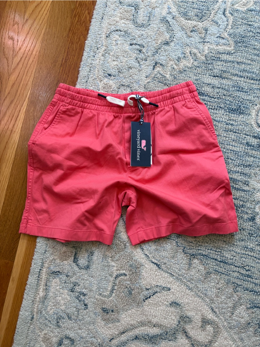 Vineyard Vines Coral Pink Kids' Swim Shorts